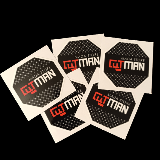 Stickers (8 cm x 8 cm)                      ''CUTMAN MADA STORE''