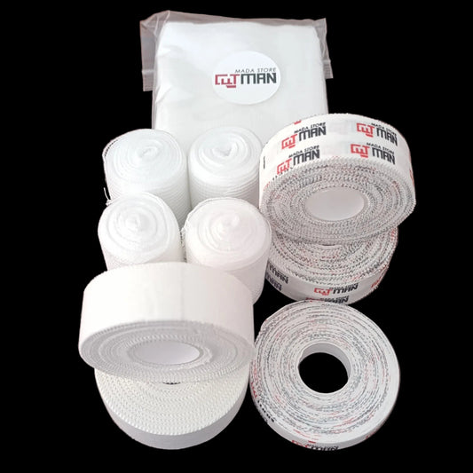 Pack ''BOXING CLASSIQUE''                    4 bandages                                           by CUTMAN MADA STORE
