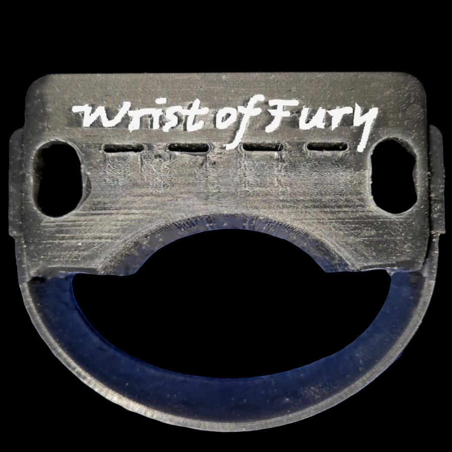 Brassard en Silicone “WRISTBAND”                                      By Wrist Of Fury & CUTMAN MADA STORE